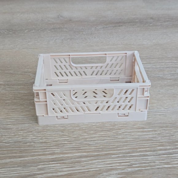 Stackable Folding Storage Crate for Organization – Small, Collapsible Crate - Picture 12 of 17